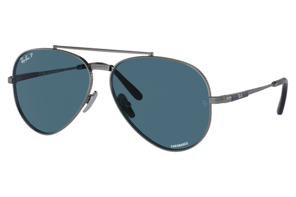 Ray-Ban Aviator Titanium Collection RB8225 3142/S2 Polarized