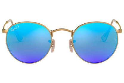 Ray-Ban Round Metal Flash Lenses RB3447 112/4L Polarized